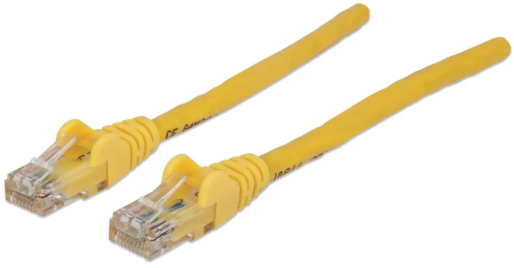 Intellinet Network Patch Cable, Cat6, 0.5m, Yellow, CCA, U/UTP 342339