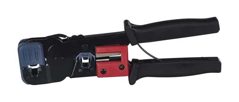 Alicate De Cravar Rj12/Rj11/Rj45 Preto - TF-999