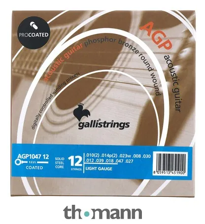 Galli Strings AGP1047-12 Guitar Str. Light