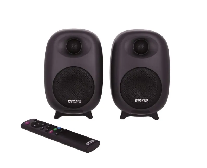 Monitores PowerStudio RIVA 03A Preto (Par)