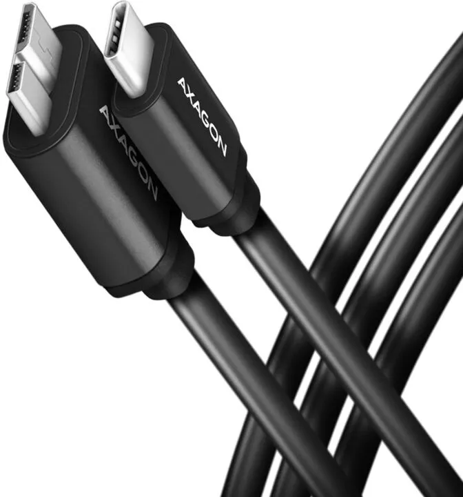 Cabo AXAGON BUCM Activo micro-B, para USB-C - 1M