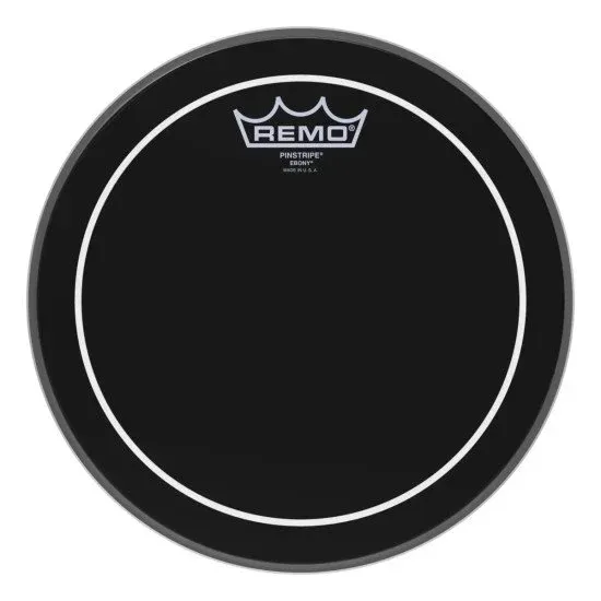 Remo 10" Pinstripe Ebony