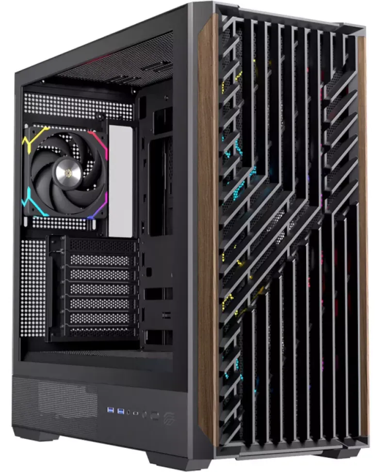 Caixa ATX EINAREX Pulse P800 RGB 4 Ventoinhas Preto - EXCS-PL-800R-B