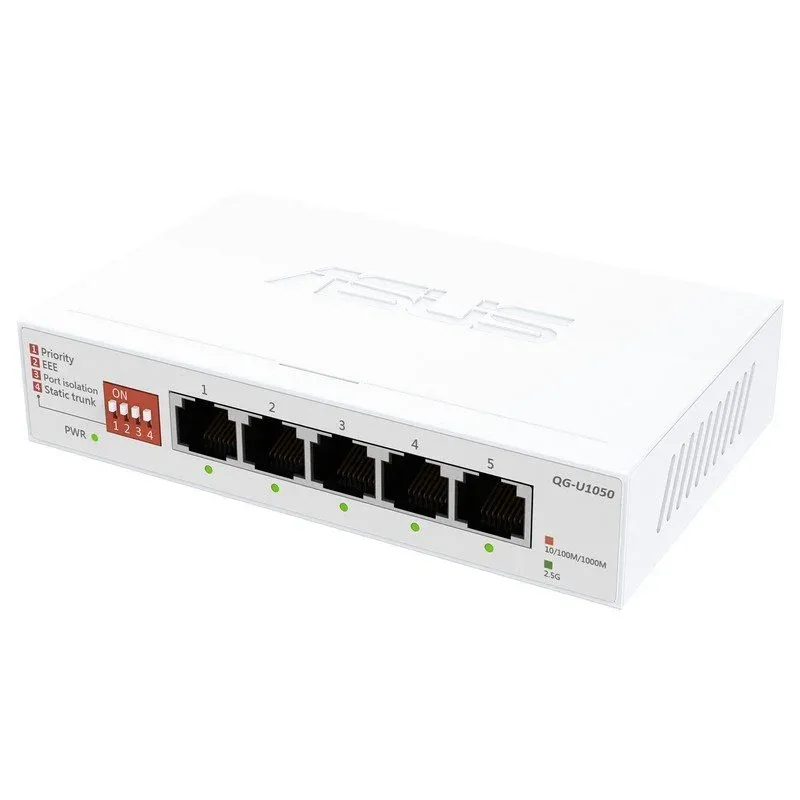 ASUS QG-U1050 Switch 5 Portas 2.5G Ethernet Não Gerido Branco