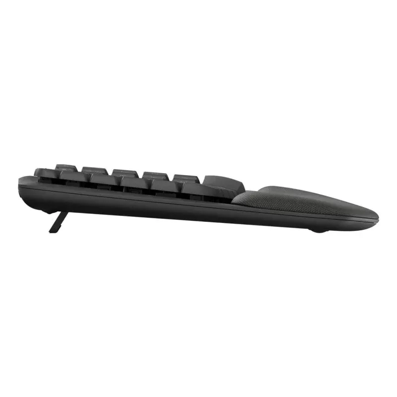 Teclado Logitech ERGO 920-012329 membrana sem fios curvo QWERTZ Swiss