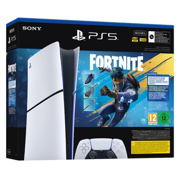 Consola Sony PlayStation 5 Slim (Edição Digital) 825GB + Jogo Fortnite