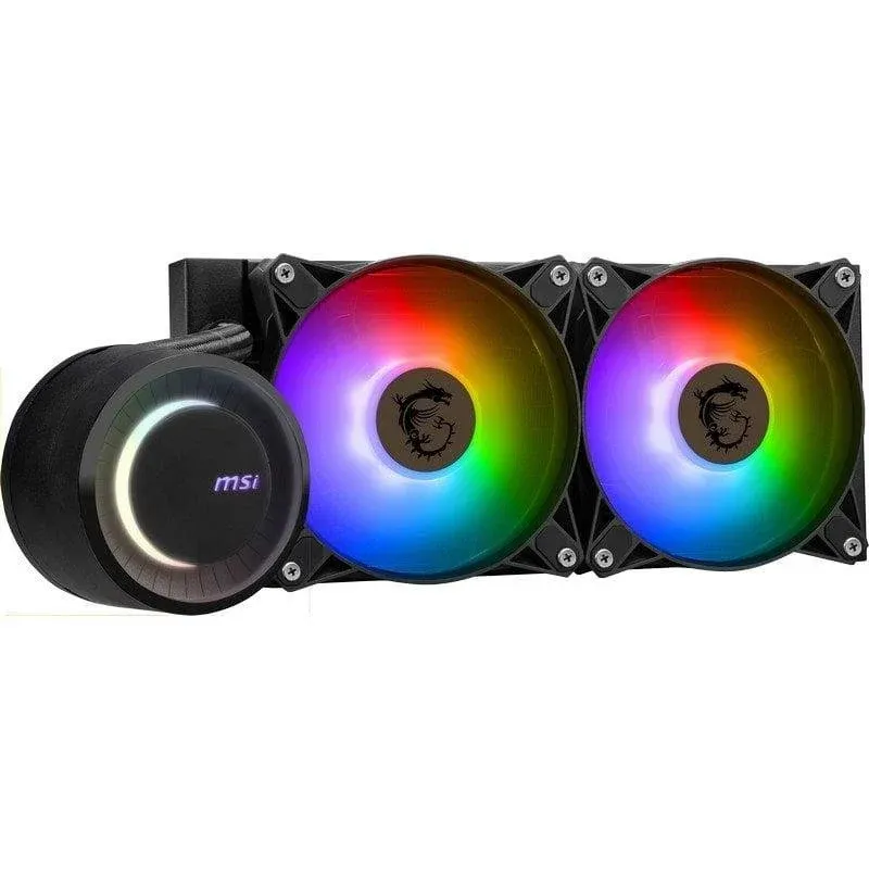 Refrigeração Líquida MSI MAG CORELIQUID E240 240mm 2 Ventoinhas ARGB
