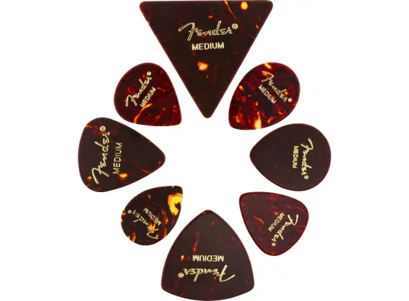 Fender All Shapes Celluloid Medley Medium Tortoise Shell