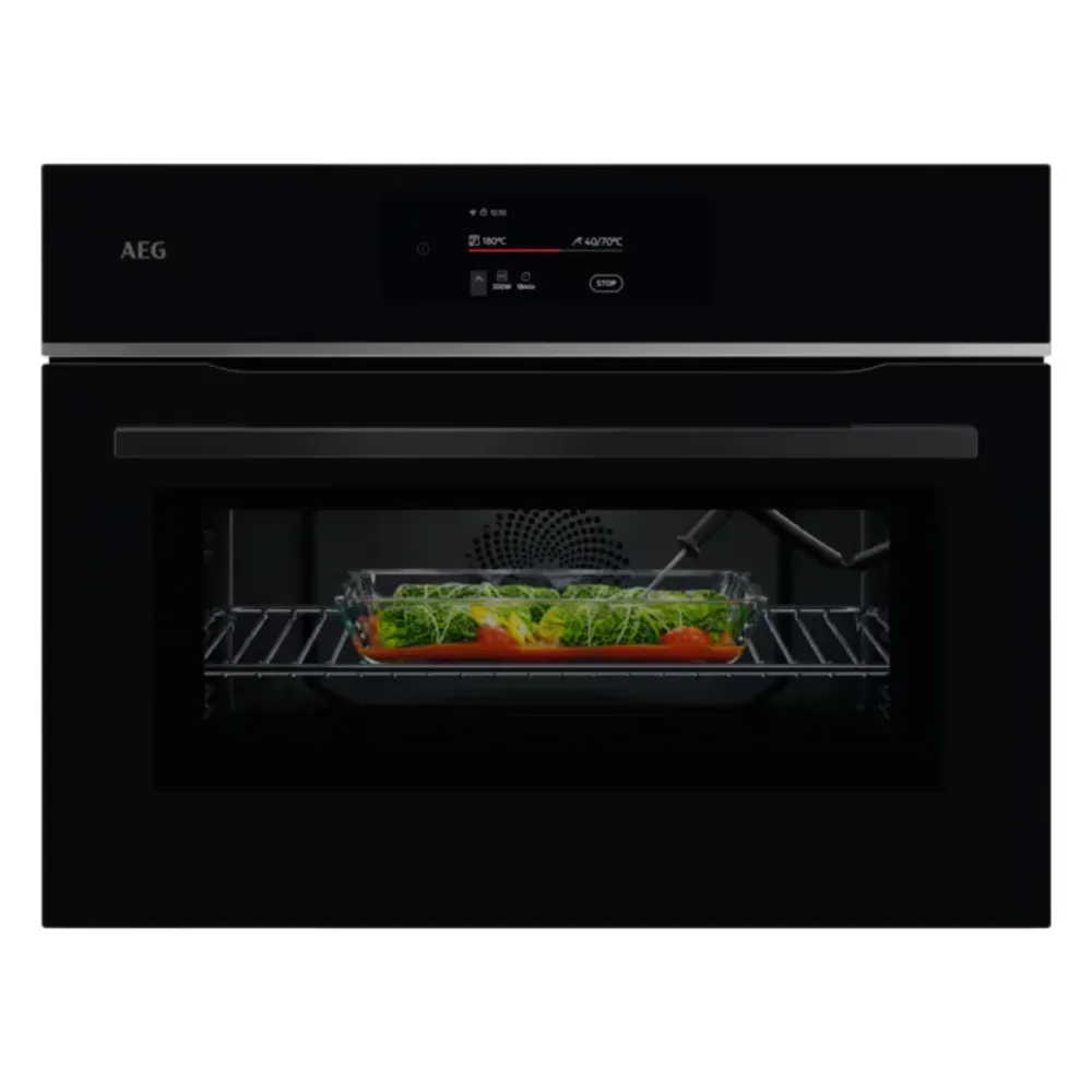 Forno de Encastre AEG Série 8000 MealAssist 3000W 44L Preto