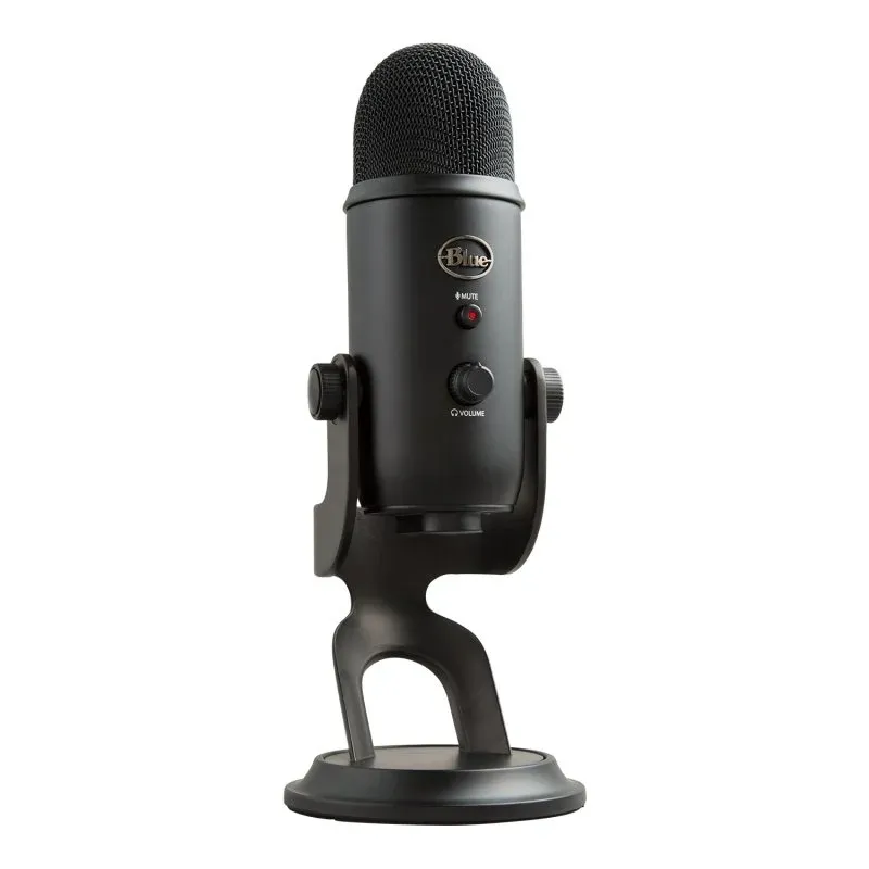Microfone Logitech for Creators Blue Yeti USB Condensador PC/Mac Blackout