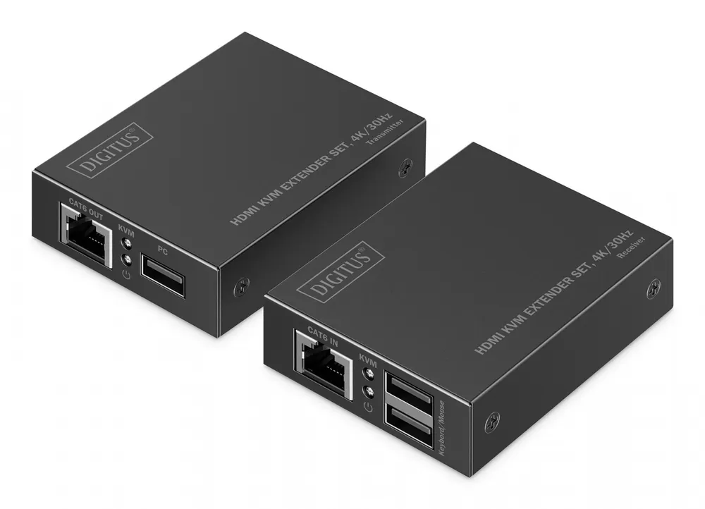 Extensor HDMI Cat.6 4K/30Hz com KVM USB 1.1 até 40m/70m DS-55357