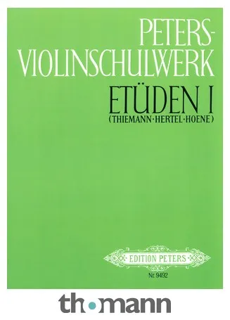 Edition Peters Violinschulwerk Etüden 1