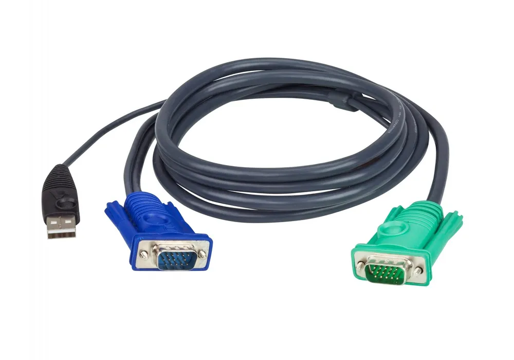 ATEN 2L-5205U cabo KVM Preto 2L-5205U