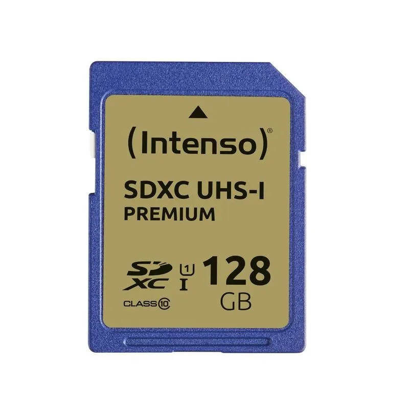 Cartão de memória Intenso SDXC 128GB Classe 10 UHS-I U1 Azul