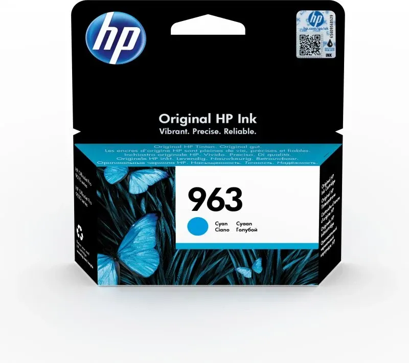 HP 963 Cartucho de Tinta Original Ciano