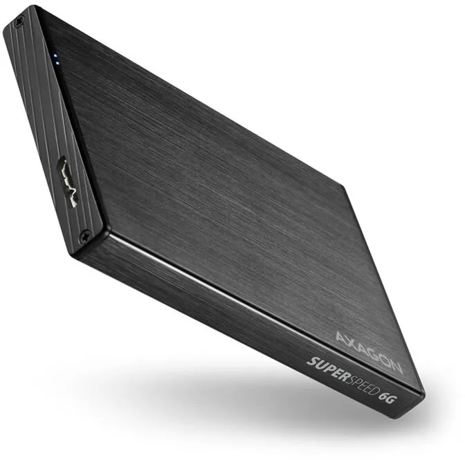 Caixa Externa AXAGON EE25-XA6 para SSD/HDD 2.5" USB3.0, SATA 6G, Aluminio