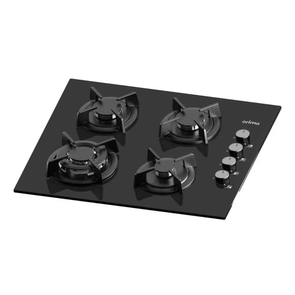 Placa a Gás Orima 4 Zonas 8300W Preta - ORP-67-VG