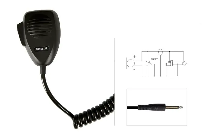 Microfone de comunicação dinâmico - MCD-364