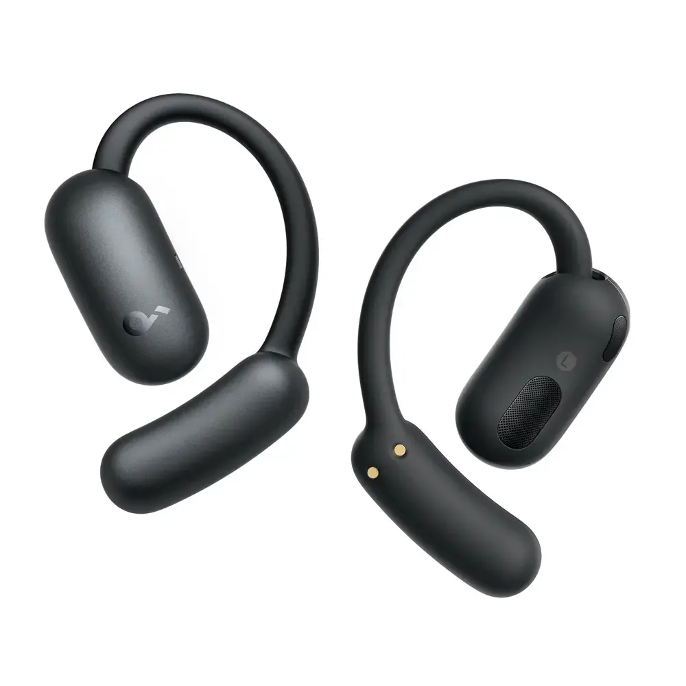 Earbuds Anker Soundcore AeroFit 2 Open-Ear True Wireless Pretos