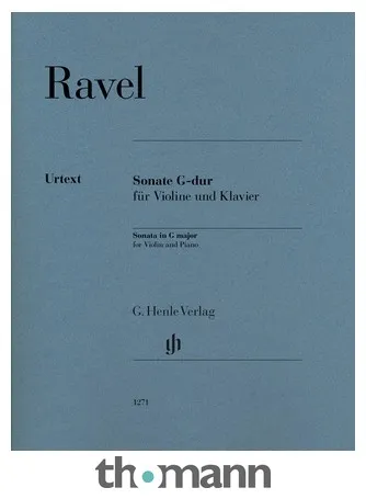 Henle Verlag Ravel Violinsonate