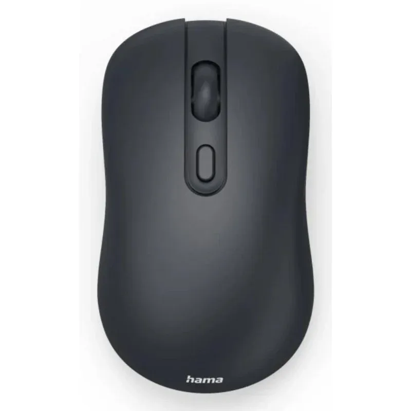 Rato Hama WM-200 Wireless RF 1600 DPI Preto Clique Silencioso