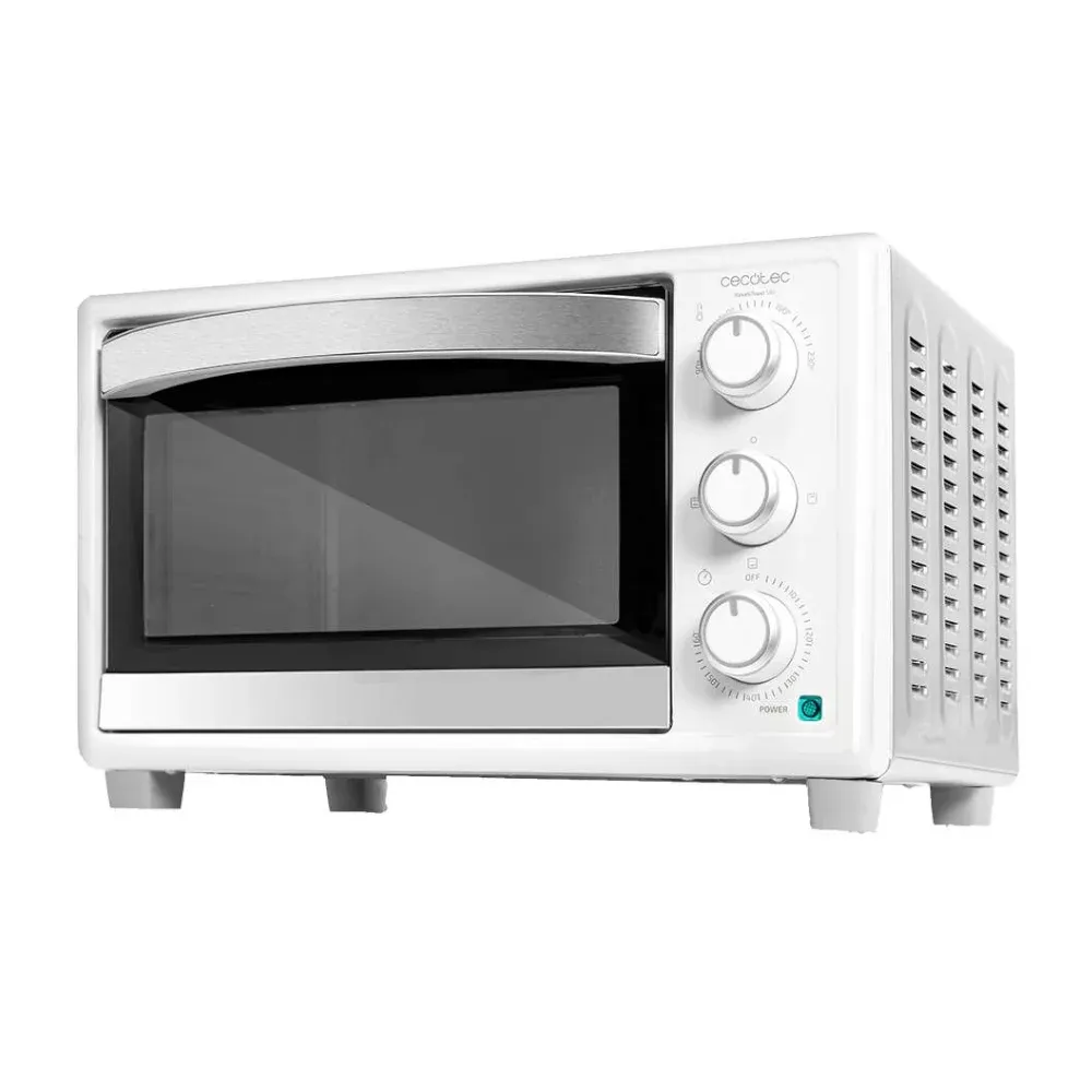 Forno de Mesa Cecotec 4Pizza c/ Pedra 1500W 26L Branco