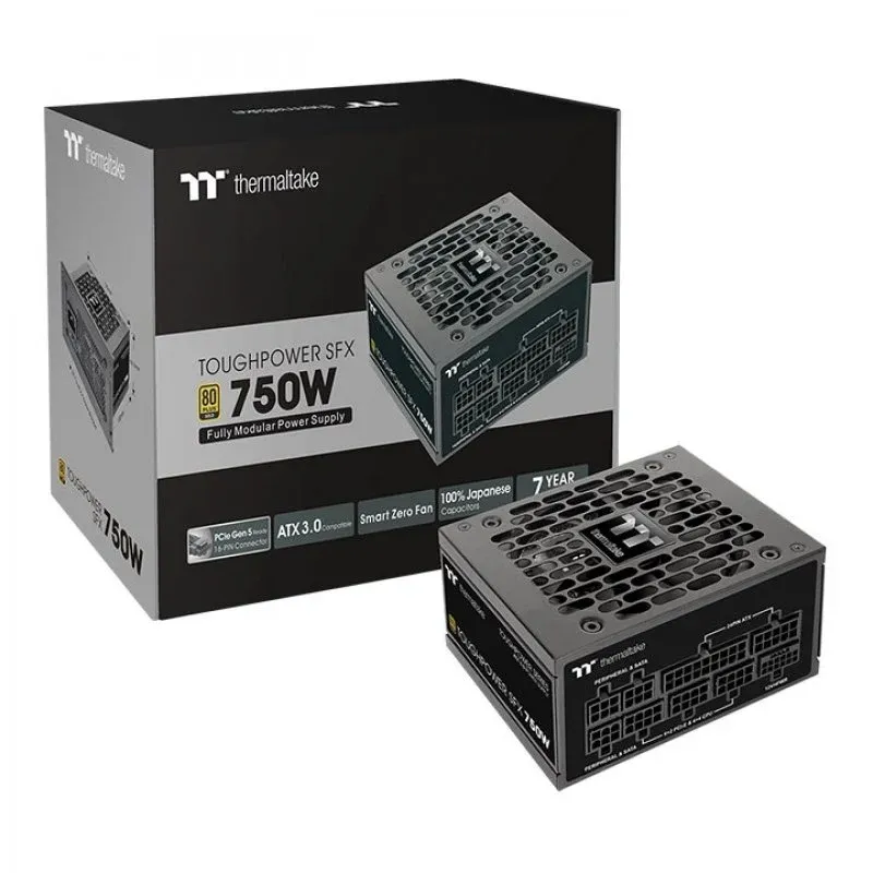 Fonte Alimentação Thermaltake Toughpower SFX 750W 80 Plus Gold Modular