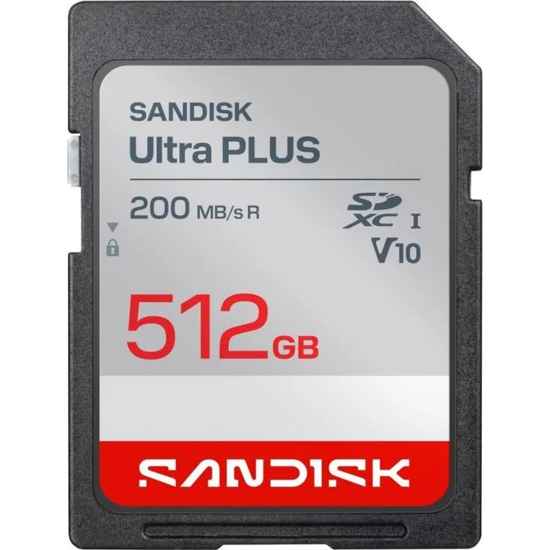 Cartão de memória Sandisk SDSDUBQ-512G-GN6IN 512 GB UHS-I 200 MB/s resistente