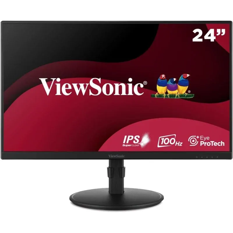 Viewsonic VA2408-HDJ Monitor 24" LED IPS FullHD 100Hz 5ms com Altura Ajustável