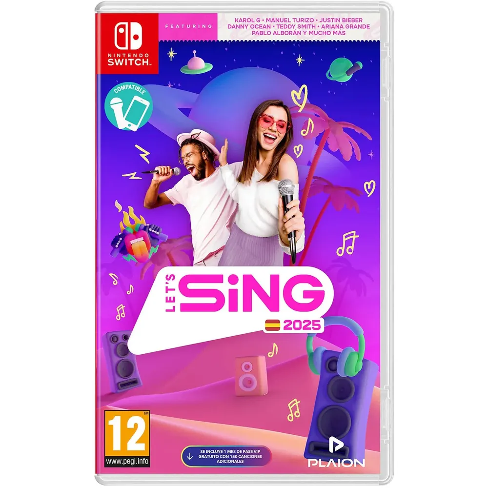 Jogo Switch Vamos Cantar 2025