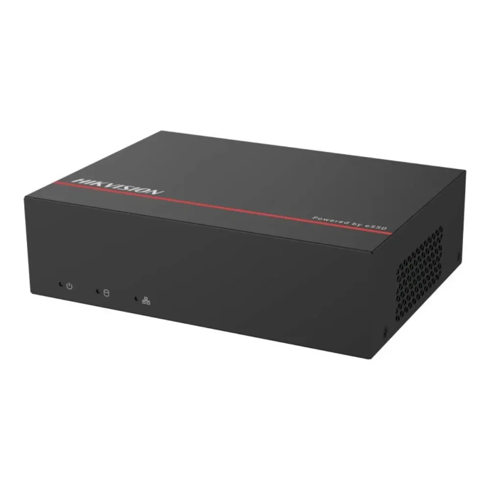 Gravador DVR/NVR 5 em 1 Hikvision Value 4 Canais 2K Preto - iDS-E04HUHI-XB