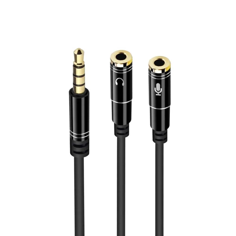 Cabo Áudio Splitter Ewent EC1641 2xJack 3.5mm 0.3m Preto