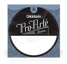 Corda Individual Guitarra Clássica D'Addario T4603 T2 Titanium 3ª Sol Tensão Forte