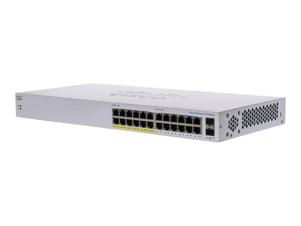 Cisco CBS110-24PP-EU Unmanaged 24-port GE, (12 support CBS110-24PP-EU
