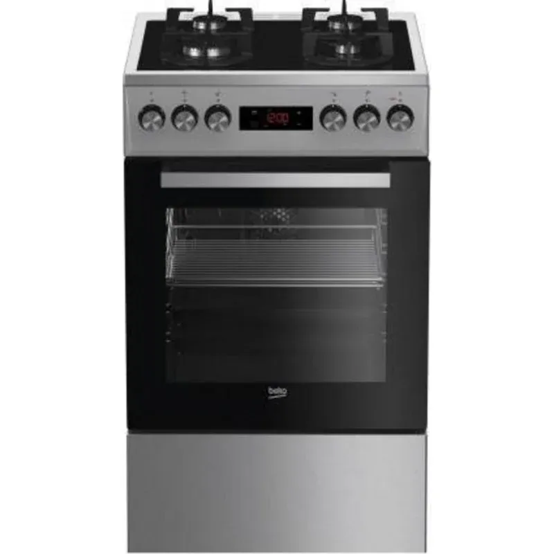 Fogão Beko FSMT55330DXDS 50 cm Gás sobre Vidro Inox