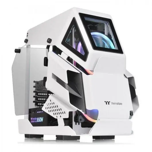 Caixa ATX Thermaltake AH T200 Vidro Temperado USB 3.0 Branca