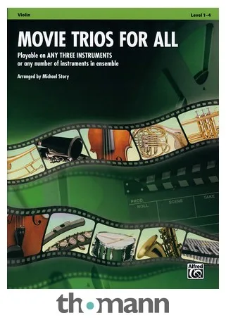 Alfred Music Publishing Movie Trios For All Violin