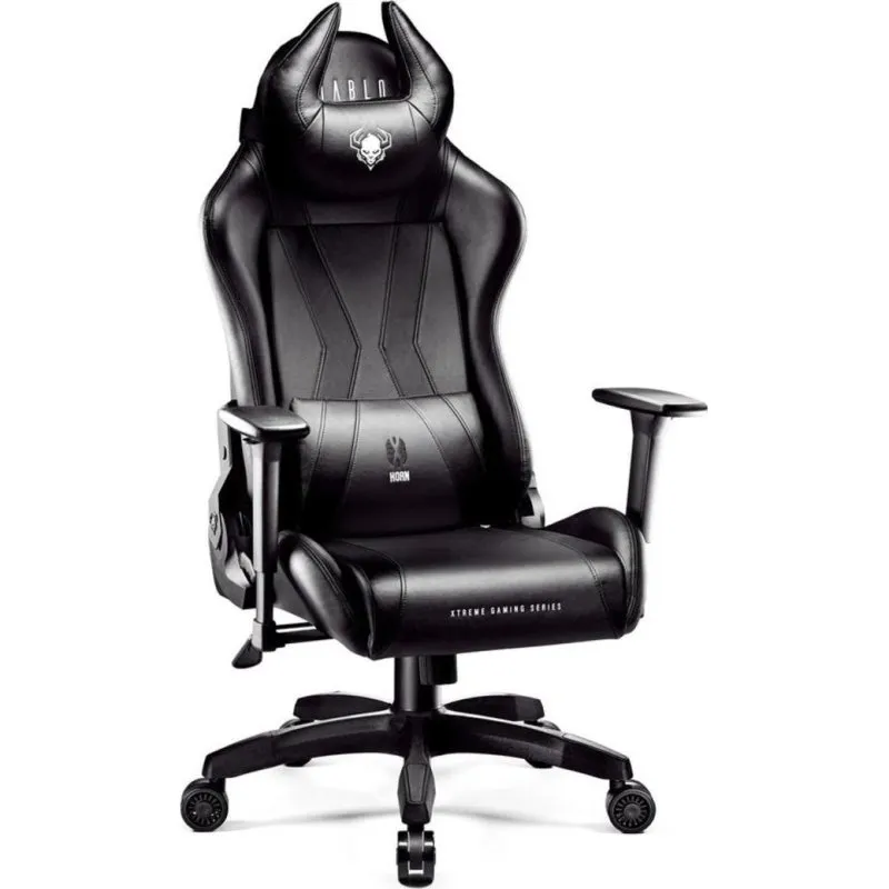 Cadeira Gaming Diablo Chairs X-Horn 2.0 King Size Preto Ajustável