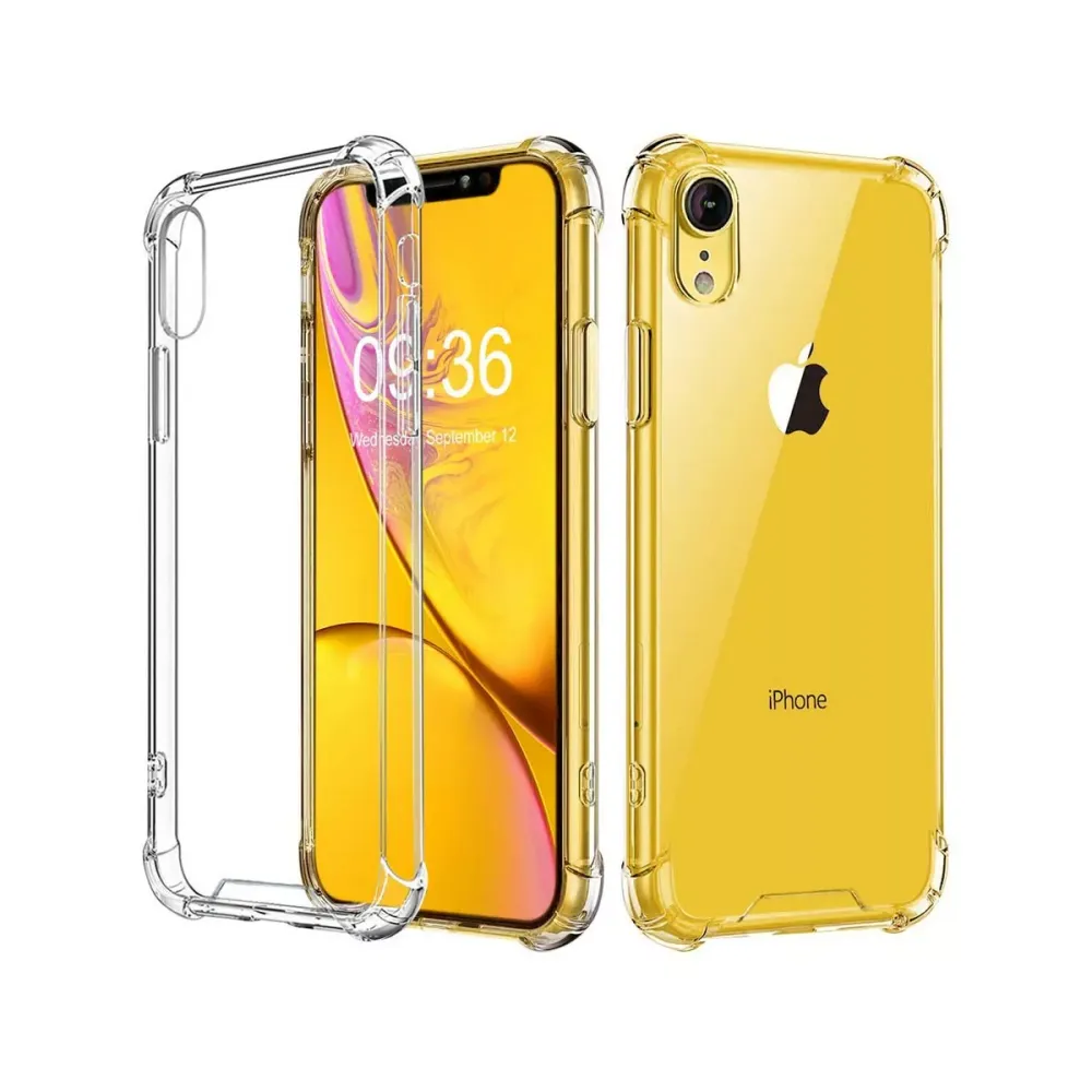 Capa Silicone Anti-Choque Apple iPhone XR Transparente
