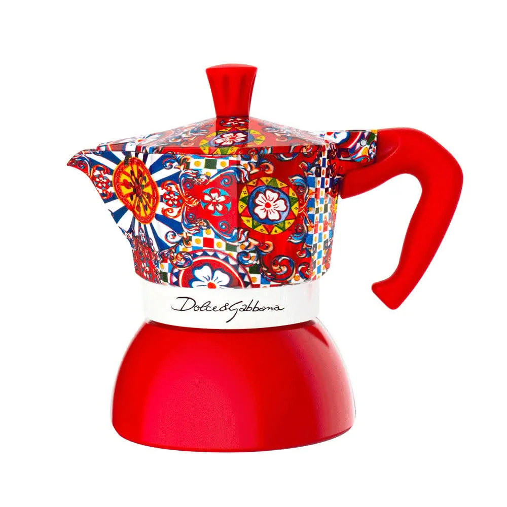 Cafeteira Italiana Bialetti Indução D&G Vermelho 2T