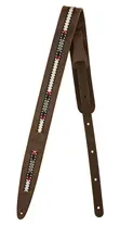 Correia guitarra Fender Paramount Acoustic Leather Brown