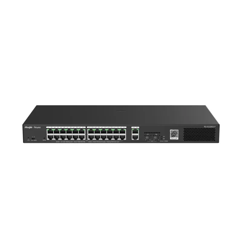 Switch Reyee Managed Cloud PoE 24x PoE 802.3af/at 2x SFP 2x uplink RJ45