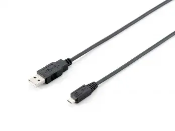 Cabo EQUIP USB 2.0 Cable A/M para Micro B Preto 1 M