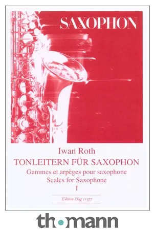 Edition Hug Iwan Roth Tonleitern Saxophon