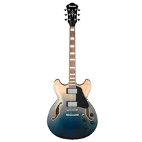 Ibanez AS73 FM Transparent Indigo Fade