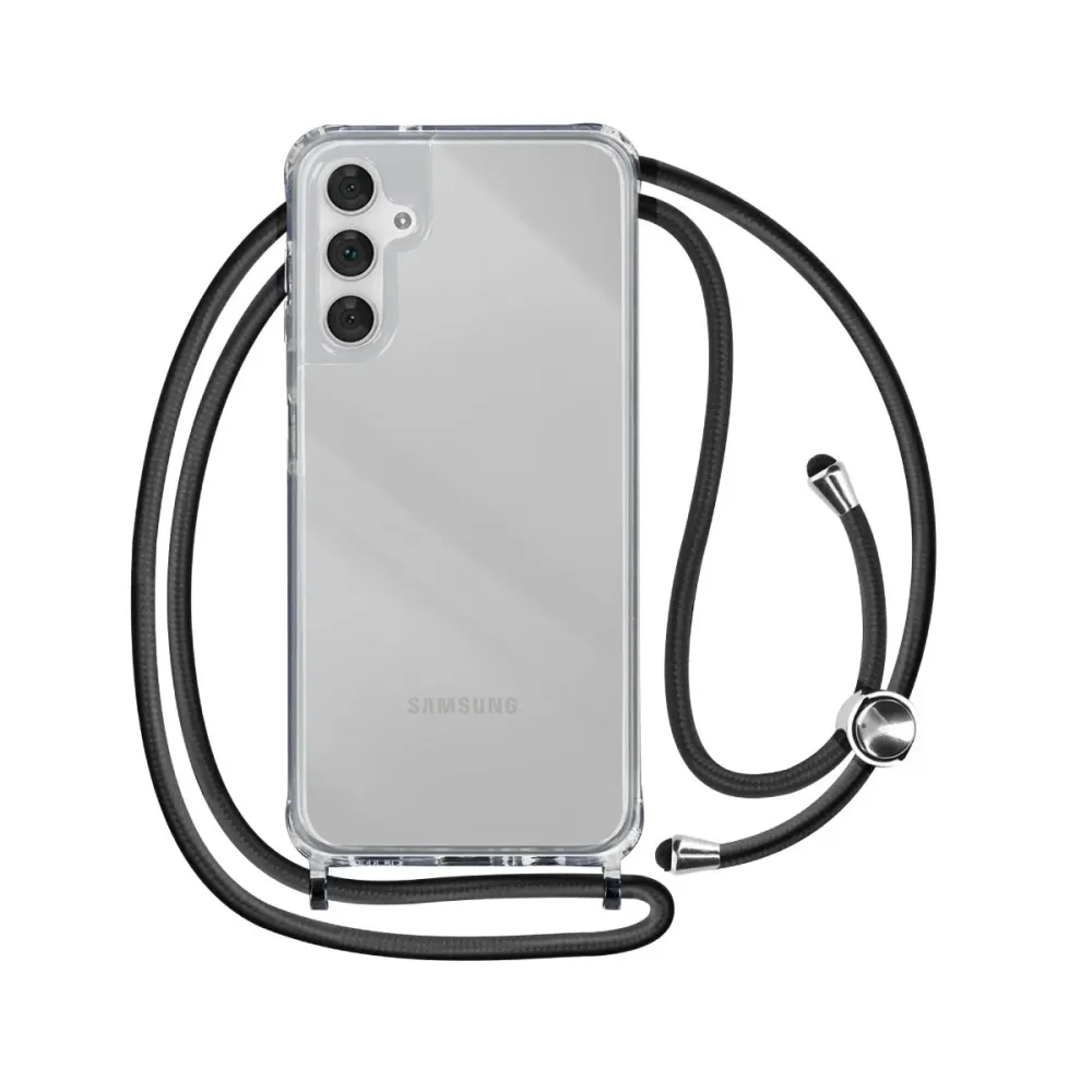 Capa Silicone Apokin c/Corda Samsung Galaxy A54 5G Transparente