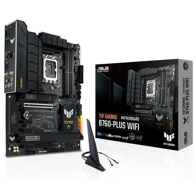 Motherboard ASUS TUF GAMING B760-PLUS WIFI B760 LGA1700 DDR5 ATX WiFi 6 PCIe 5.0 RGB