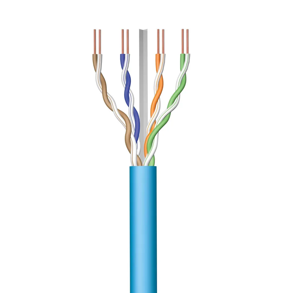 Bobine Cabo de Rede Ewent IM1221 Cat6A U/UTP LSZH 30m Azul