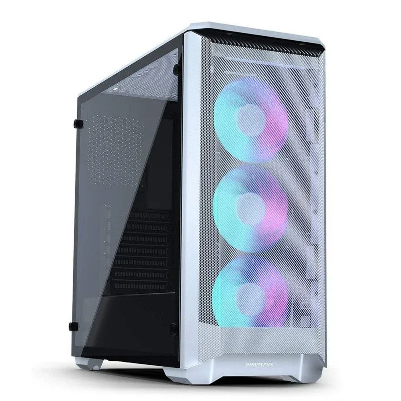 Caixa PC Phanteks Eclipse P400A Vidro Temperado USB 3.0 RGB Branca