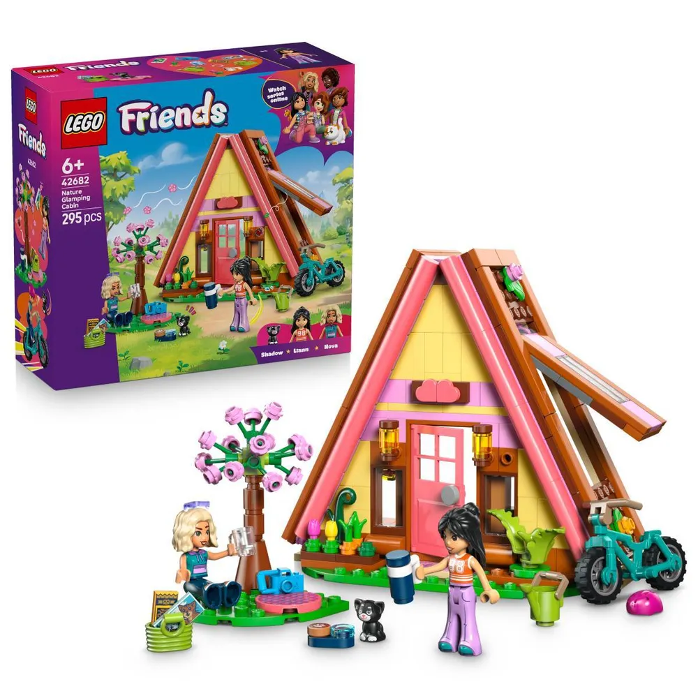LEGO Friends: Cabana de Glamping na Natureza | Idades 6+ | 295 Peças | Item 42682